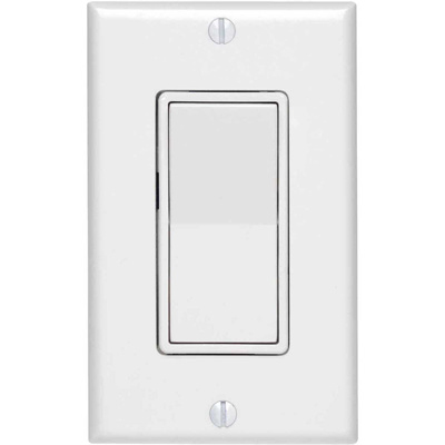 WALL SWITCH W/COVER PLATE W/20FT 18-2 LOW VOLT WIRE